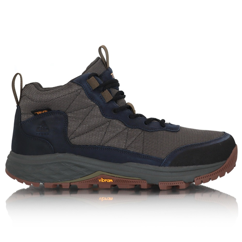 Teva Ridgeview Mid NEW Hiking Boots Mens 11 Blue Brown Waterproof Hiking Outdoor - Picture 5 of 11